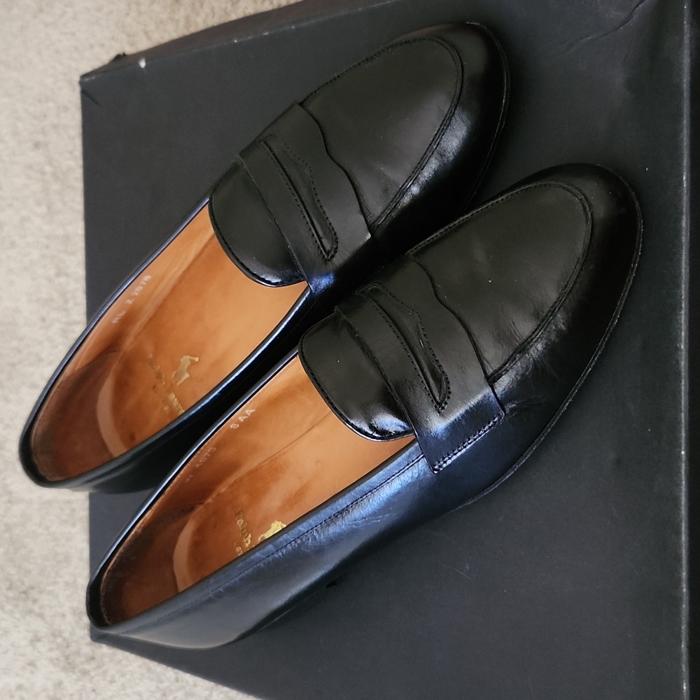 Ralph Lauren Black Loafers